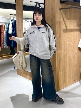 myuさん（レディース・158cm）の冬コーディネート