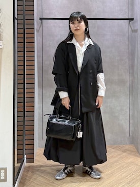 「PAGEBOY（ページボーイ）のアイテム（ジャケット/アウター）」を使った、myuさん（レディース・160cm）の春コーディネート