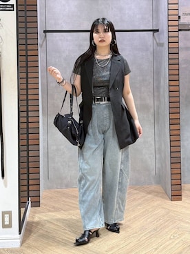 myuさん(レディース・160cm)の夏コーディネート