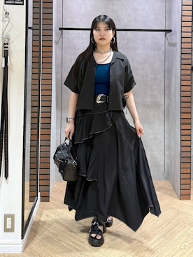 myuさん(レディース・160cm)の夏コーディネート