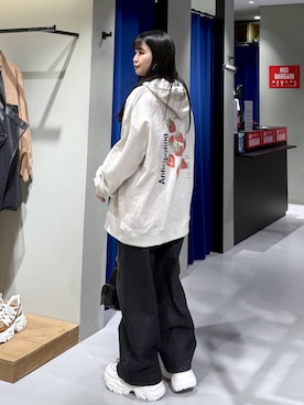 myuさん（レディース・160cm）の冬コーディネート