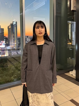 myuさん（レディース・160cm）の冬コーディネート