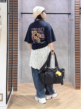 「PAGEBOY（ページボーイ）のアイテム（パンツ）」を使った、myuさん（レディース・160cm）の春コーディネート