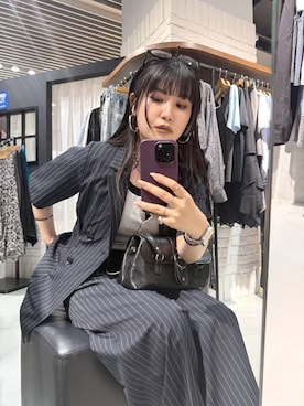 「PAGEBOY（ページボーイ）のアイテム（サンダル）」を使った、myuさん（レディース・160cm）の夏コーディネート