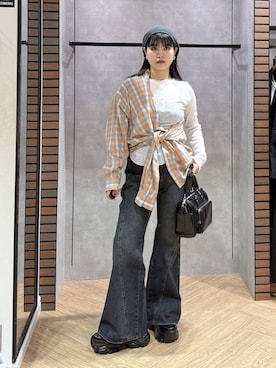 myuさん（レディース・160cm）の春コーディネート