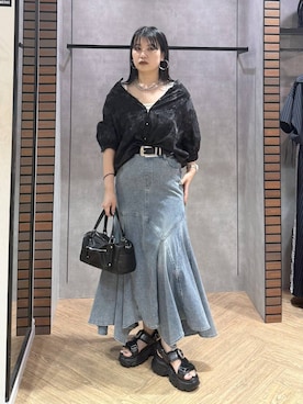 myuさん(レディース・160cm)の夏コーディネート