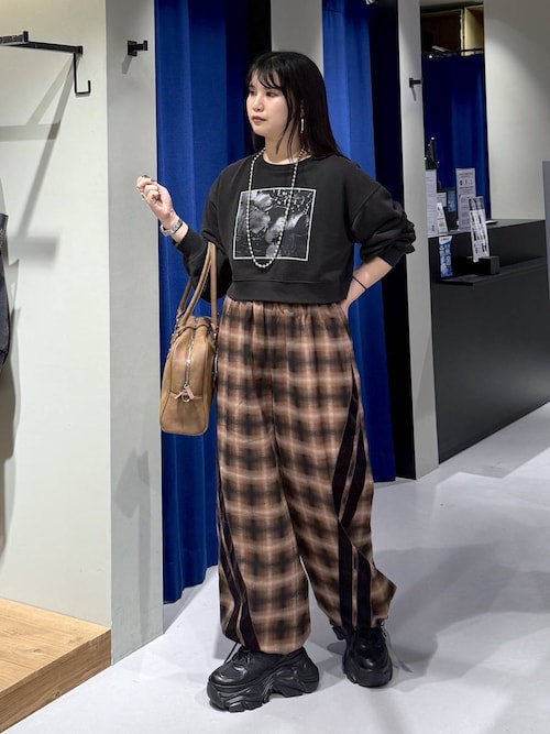 セール】《UNISEX》チェックラインパンツ（スラックス）｜PBLIM