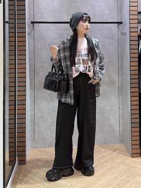 myuさん(レディース・160cm)の春コーディネート