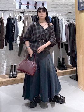 myuさん（レディース・160cm）の秋コーディネート