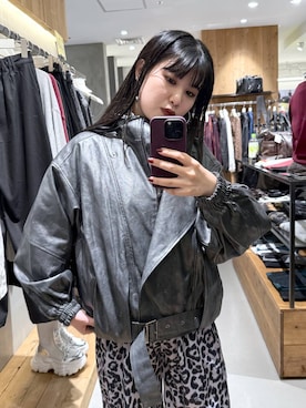 「PAGEBOY（ページボーイ）のワイドスウェットパンツ（スウェットパンツ、その他）」を使った、myuさん（レディース・158cm）の秋コーディネート