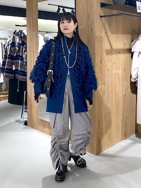 myuさん（レディース・158cm）の冬コーディネート