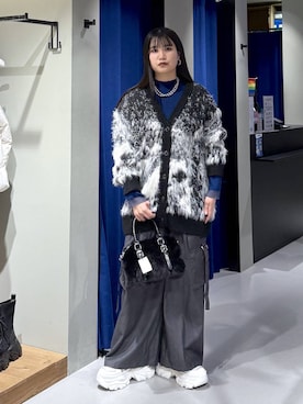 「PAGEBOY（ページボーイ）のアイテム（バッグ）」を使った、myuさん（レディース・160cm）の冬コーディネート