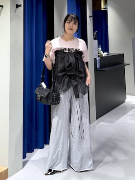 「アイテム（スウェットパンツ）」を使った、myuさん（レディース・160cm・20代）の夏コーディネート