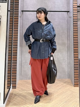 myuさん（レディース・160cm）の春コーディネート