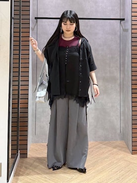 myuさん(レディース・160cm)の春コーディネート