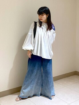 myuさん（レディース・158cm）の夏コーディネート