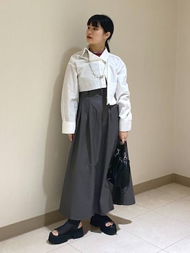 myuさん(レディース・158cm)の夏コーディネート