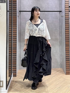 「PAGEBOY（ページボーイ）のアイテム」を使った、myuさん（レディース・160cm）の春コーディネート