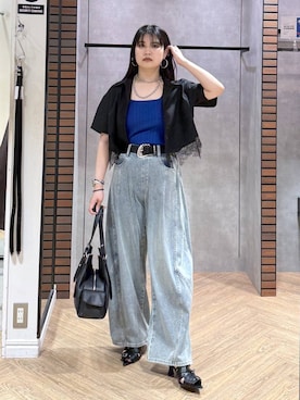 myuさん(レディース・160cm)の春コーディネート