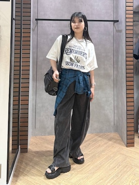 myuさん(レディース・160cm)の夏コーディネート