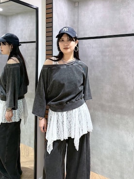 「PAGEBOY（ページボーイ）の【NEW ERA】9TWENTY（キャップ）」を使った、myuさん（レディース・160cm）の夏コーディネート