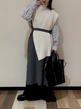 「PAGEBOY CORE」｜myuさん（レディース・159cm）の冬コーディネート
