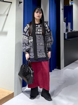 myuさん（レディース・160cm）の冬コーディネート