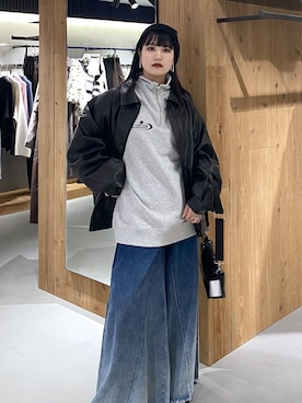 myuさん（レディース・158cm）の秋コーディネート