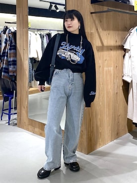 myuさん（レディース・158cm）の冬コーディネート