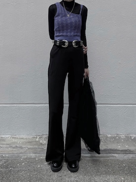 「initial（イニシャル）のアイテム（トップス）」を使った、Pangwingjoyceさん（レディース・167cm）の春コーディネート