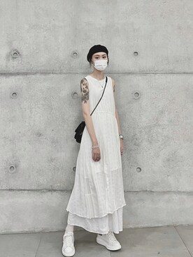 「ROCOCO（ロココ）のアイテム」を使った、Pangwingjoyceさん（レディース・167cm）の秋コーディネート