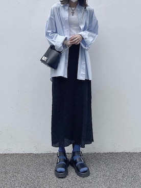 「initial（イニシャル）のアイテム（トップス）」を使った、Pangwingjoyceさん（レディース・167cm）の夏コーディネート