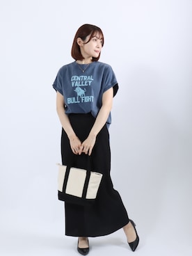 「FILA（フィラ）のアイテム」を使った、Salong hameu【Official】さん（レディース・157cm）の春コーディネート