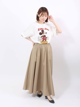 「アイテム（スカート）」を使った、Salong hameu【Official】さん（レディース・157cm）の夏コーディネート