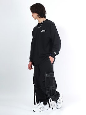 GALFY カラフルテクノパンツ ワイドカーゴパンツ 大型犬 かすちゃん着用 GALFY カラフルテクノパンツ ワイドカーゴパンツ 大型犬 かす