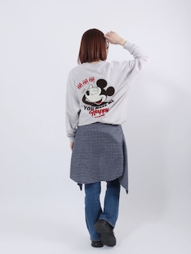 「disney」｜「アイテム（その他）」を使った、Salong hameu【Official】さん（レディース・157cm）の冬コーディネート
