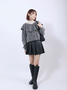 「アイテム（その他）」を使った、Salong hameu【Official】さん（レディース・157cm）の秋コーディネート