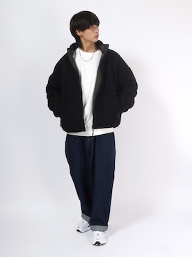 「Lee（リー）のアイテム（スウェット）」を使った、Salong hameu【Official】さん（メンズ・174cm）の秋コーディネート