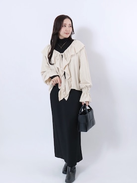 Salong hameu【Official】さん（レディース・156cm）の秋コーディネート