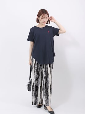 「U.S.POLO ASSN.」｜Salong hameu【Official】さん（レディース・157cm）の秋コーディネート