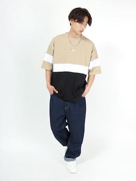 「FILA（フィラ）のアイテム」を使った、Salong hameu【Official】さん（メンズ・174cm）の夏コーディネート
