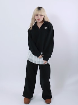 「アイテム（セットアップ）」を使った、Salong hameu【Official】さん（レディース・165cm）の秋コーディネート