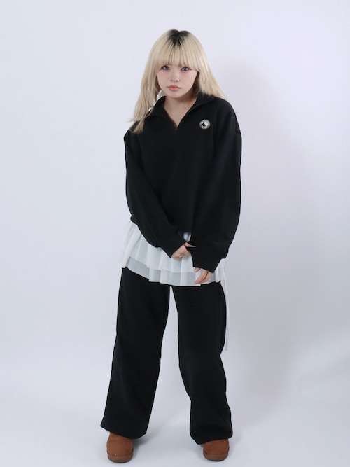 セール】T&C（タウンアンドカントリー）ハーフジップスウェット