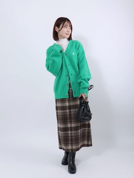 「アイテム（その他）」を使った、Salong hameu【Official】さん（レディース・157cm）の冬コーディネート