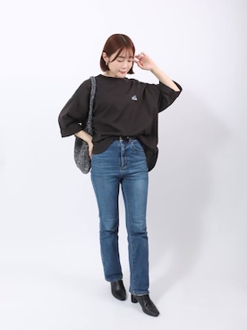 「シンプル・ベーシック」｜「アイテム（その他）」を使った、Salong hameu【Official】さん（レディース・157cm）の春コーディネート