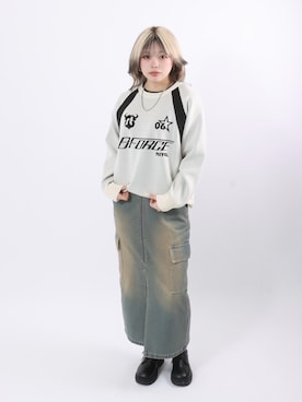 「ニットコーデ」｜「アイテム（その他）」を使った、Salong hameu【Official】さん（レディース・165cm）の春コーディネート