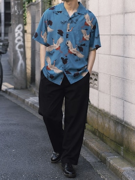 「アイテム（その他）」を使った、Salong hameu【Official】さん（メンズ・175cm）の夏コーディネート
