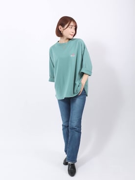 「CONVERSE（コンバース）のアイテム」を使った、Salong hameu【Official】さん（骨格ウェーブ・レディース・157cm）の春コーディネート