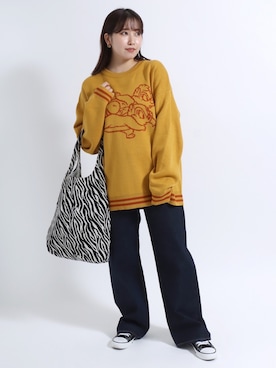 「disney」｜「アイテム（その他）」を使った、Salong hameu【Official】さん（レディース・156cm）の秋コーディネート