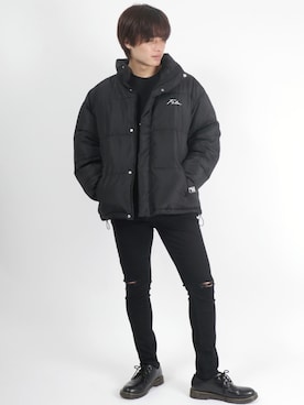 「FILA（フィラ）のアイテム」を使った、Salong hameu【Official】さん（メンズ・175cm）の秋コーディネート
